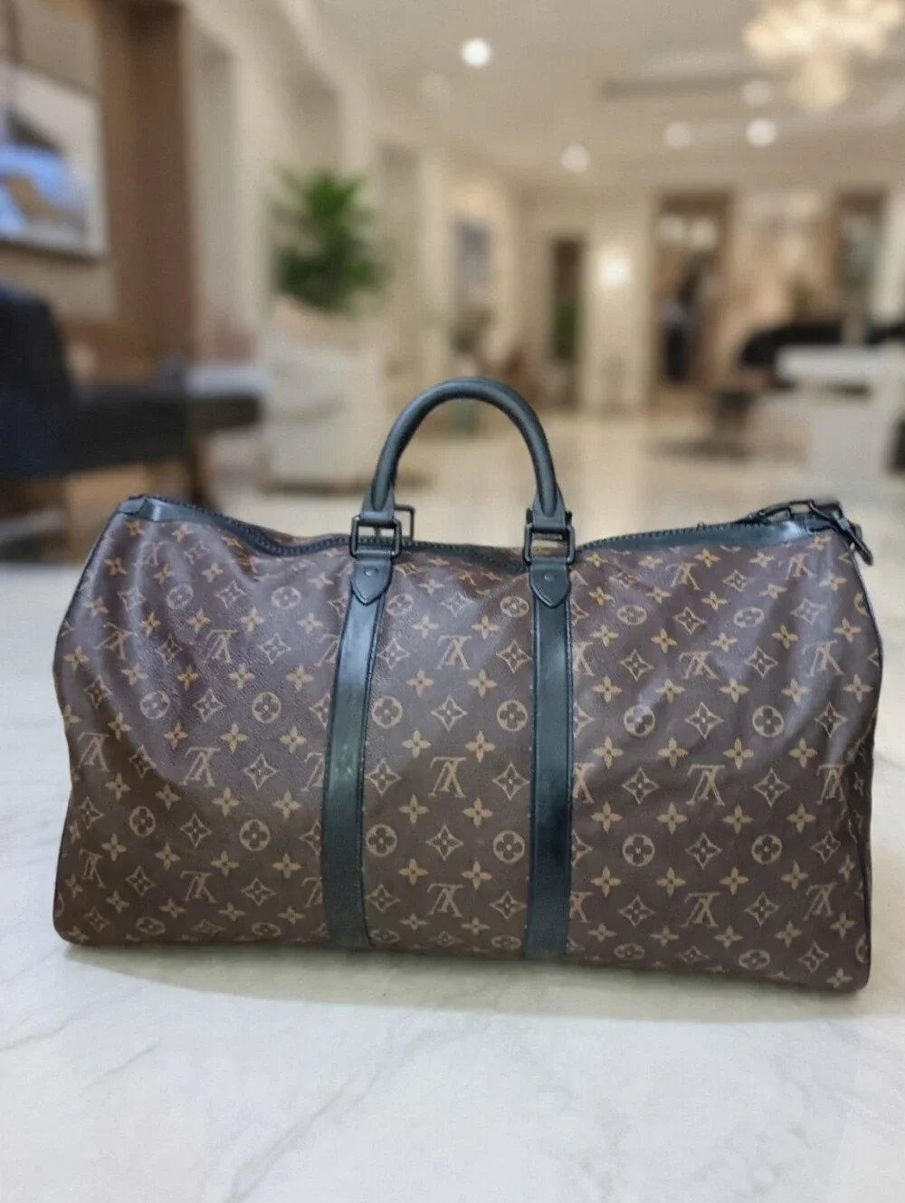 Louis Vuitton Limited Edition 🦄Waterproof Brown Monogram Keepall 55